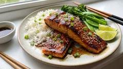 Fisch mit Karamellkruste: Ein einfaches Rezept für Teriyaki-Lachs für jedes Abendessen