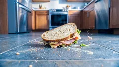 Die 5-Sekunden-Regel – Mythos oder Wahrheit? Wie viele Bakterien gelangen tatsächlich in Sekundenbruchteilen auf Ihr Sandwich?
